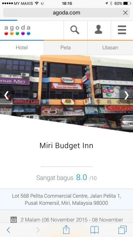 Miri Budget Inn Ngoại thất bức ảnh
